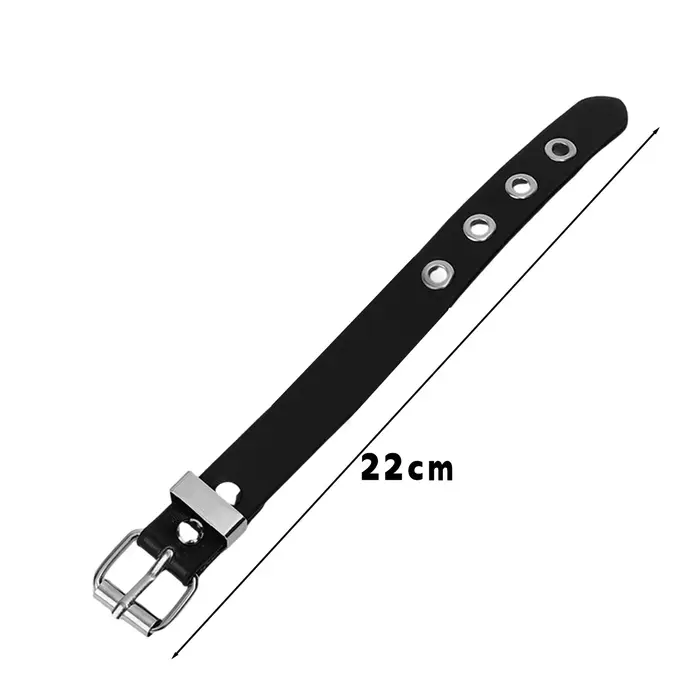 Cool Punk Bracelets hommes femmes rétro Bracelet réglable poignet ceinture boucle Styles manchette B
