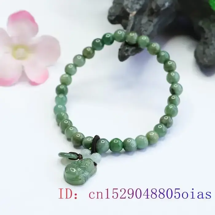 Bracelet en jade birman unisexe avec motifs géométriques pour homme et femme, cadeau anniversaire élégant et porte-bonheur