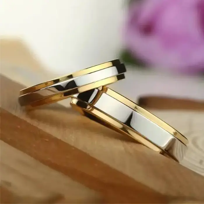 Ramos – bague de mariage en acier inoxydable