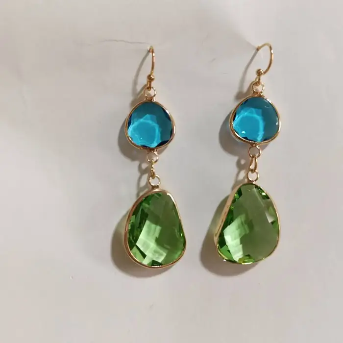 Niche rétro géométrique irrégulière boucles d'oreilles pendantes pour femmes Vintage personnalisé bo