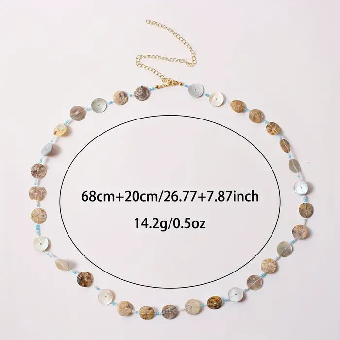 Chaîne de taille en coquillage de mer pour femmes, accessoires de bijoux simples à la mode, cadeau d