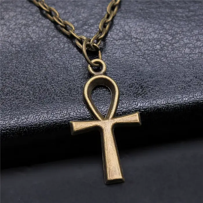 Collier pendentif croix égyptien, dieu pharaon, œil d'horus, Ankh, cadeau bijoux africains