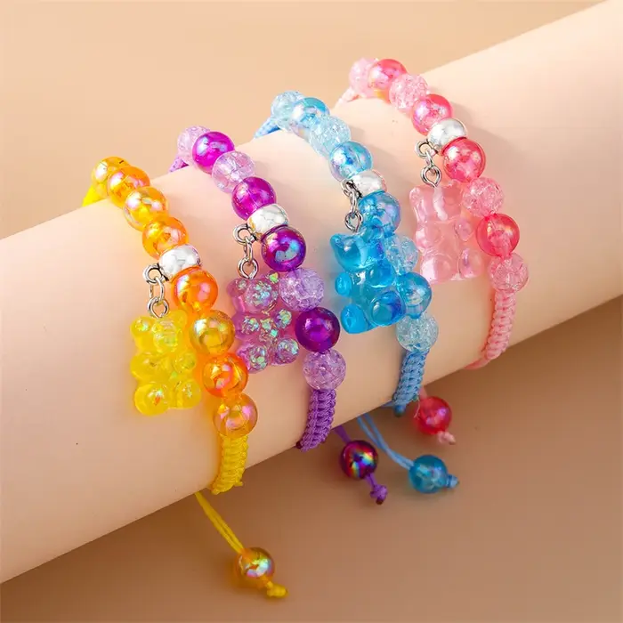 Bracelet ours de dessin animé pour femme