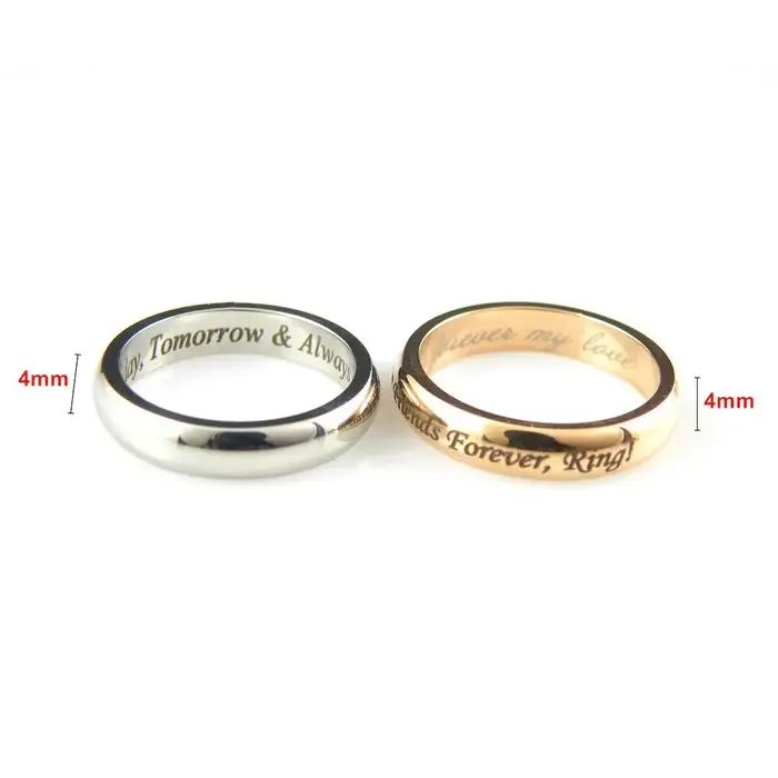Bague personnalisée de 4mm