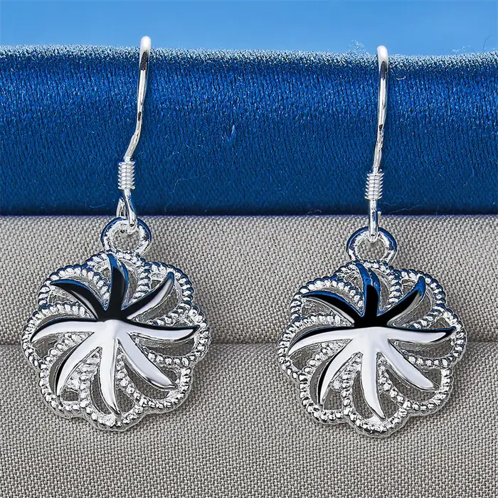 Boucles d'oreilles en argent sterling 925