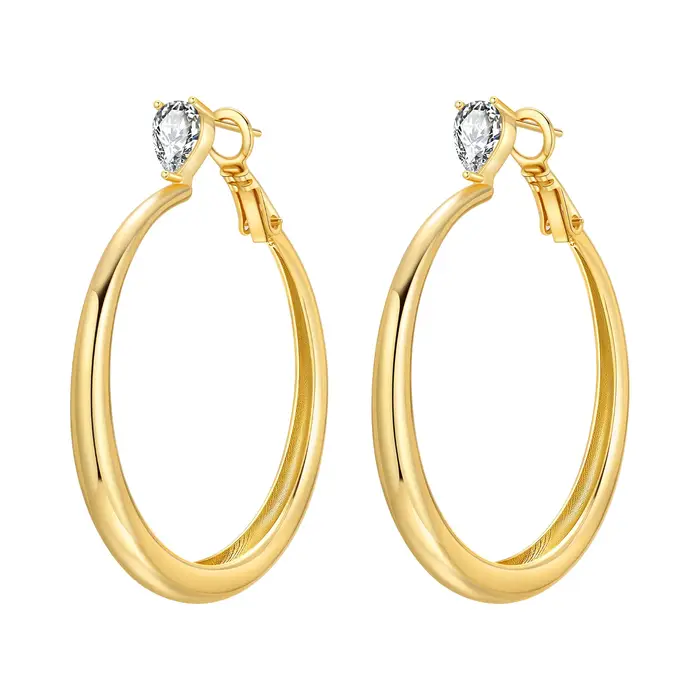 PANPOKI – boucles d'oreilles en argent Sterling 925, série minimaliste en or 18 carats, boucles d'or