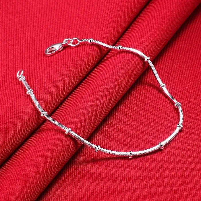 Bracelets en argent unisexe pour hommes et femmes, bijoux de document, nouveau design, tendance de l