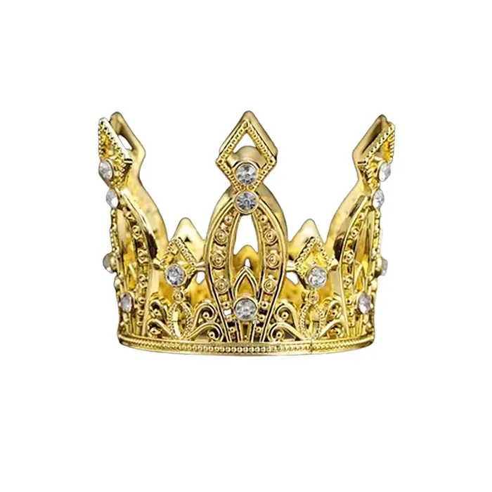 Diadèmes de mariage en cristal pour patients, petite couronne, bijoux de tête décoratifs, petit diadème pour enfants, accessoires pour cheveux, cuisson de gâteau de mariée