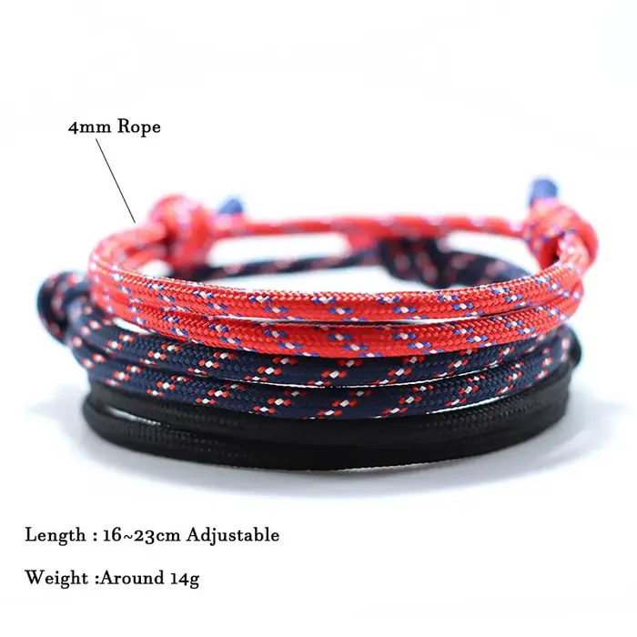 Ensemble de bracelets en paracorde pour hommes