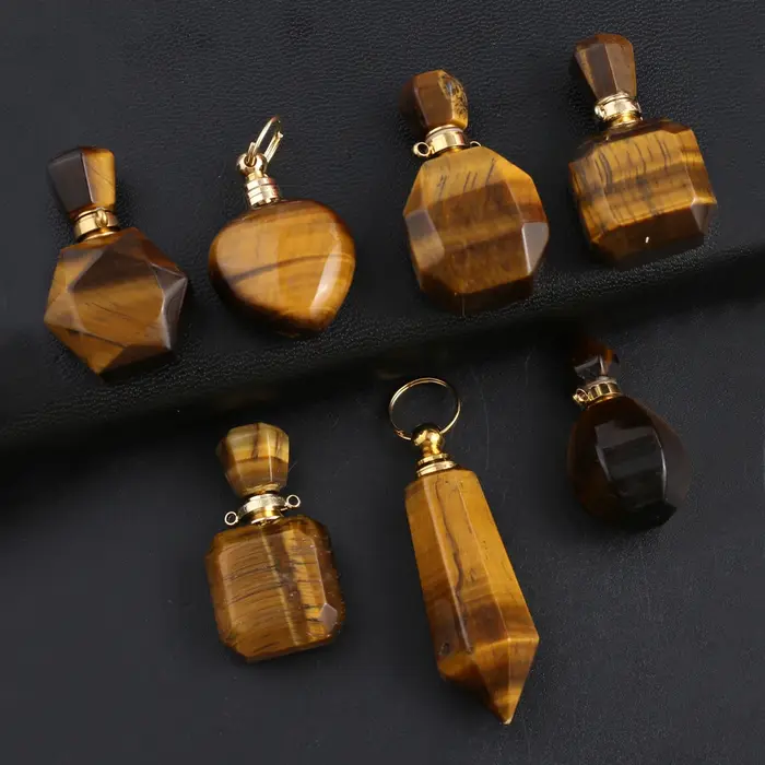 Pendentif en pierre semi-précieuse naturelle