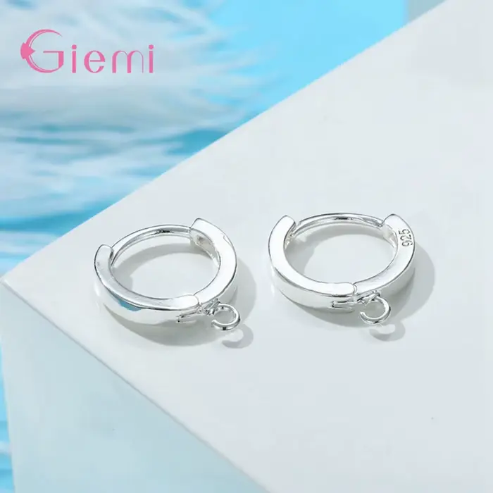 Boucles d'oreilles en argent regardé 925 pour femmes