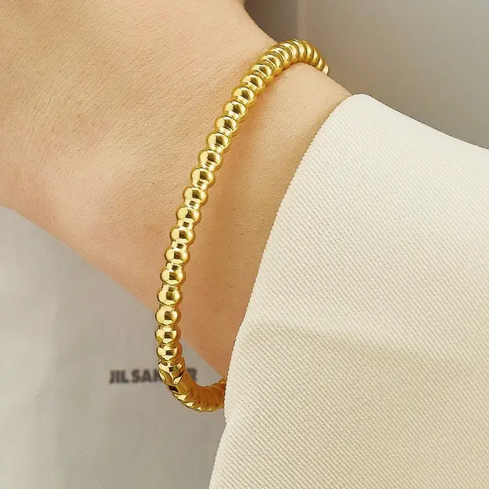 Bracelets de perles boule ronde