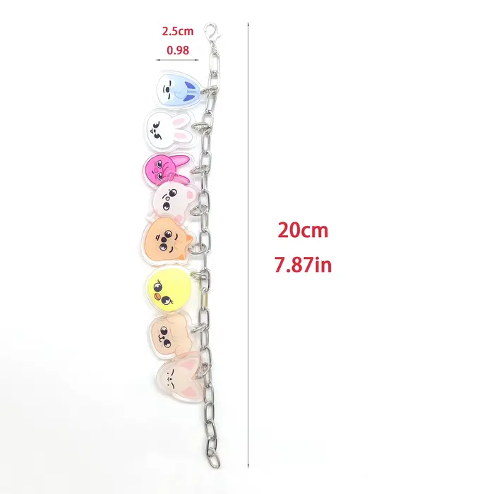Bracelets porte-bonheur KPOP cloches d'animaux bracelets mode pour femmes occasions spéciales