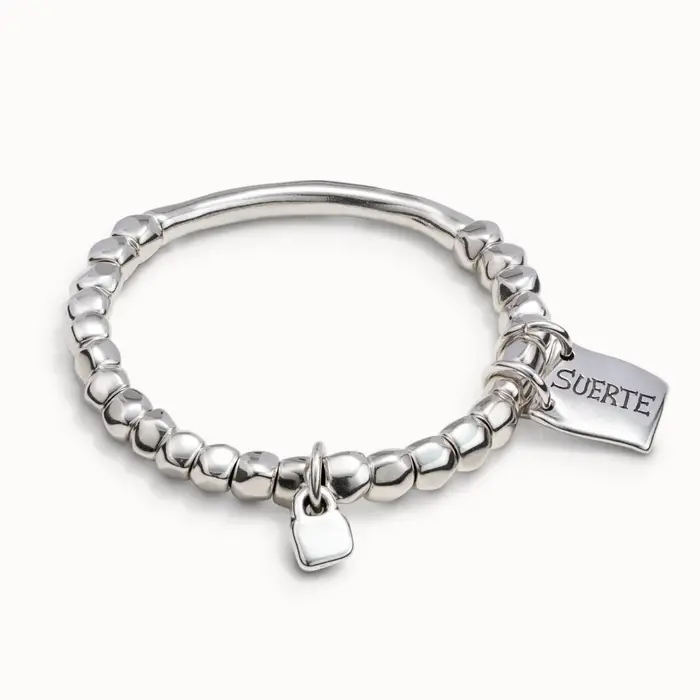 Bracelet de perles en argent