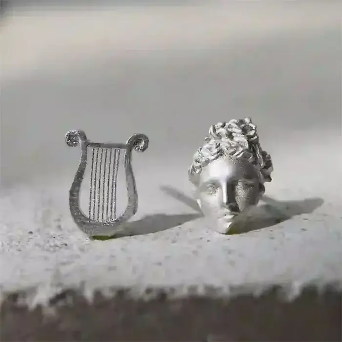 Apollo – boucles d'oreilles Lyre, sens artistique, Design de Niche, rétro, personnalité exquise, bij