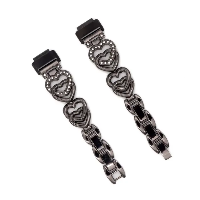 Bracelet de remplacement en métal pour Fitbit Inspire 3 pour femme, bracelet habillé étanche réglabl