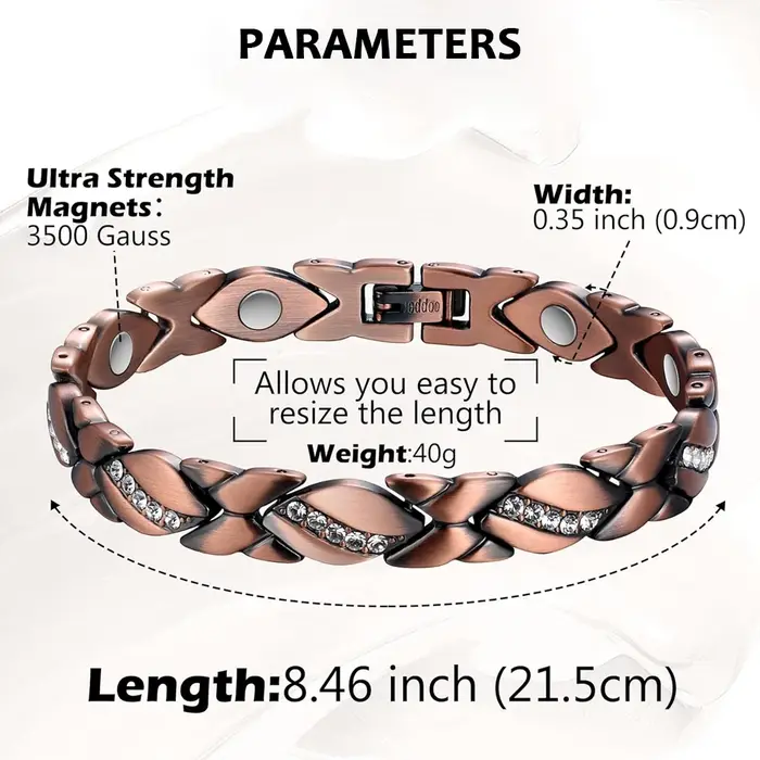 Bracelet en cuivre pour femme