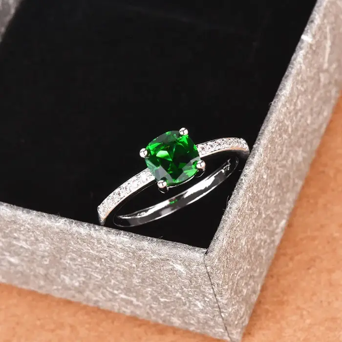 Bijoux pour femmes S925 bague en argent paon bleu aigue-marine Zircon bague fête fiançailles mariage