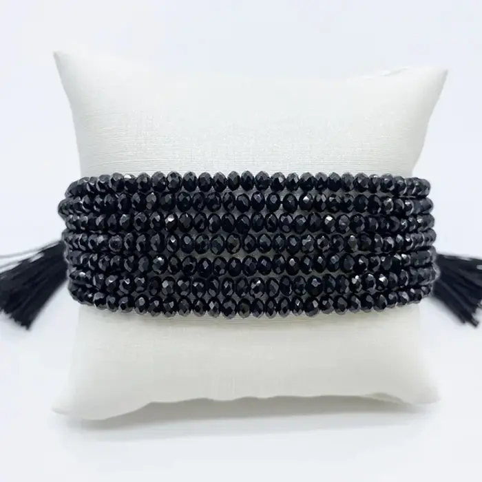 Ensemble de bracelets de perles de riz réglables, design étoile, géométrie, tricot à la main, bohème