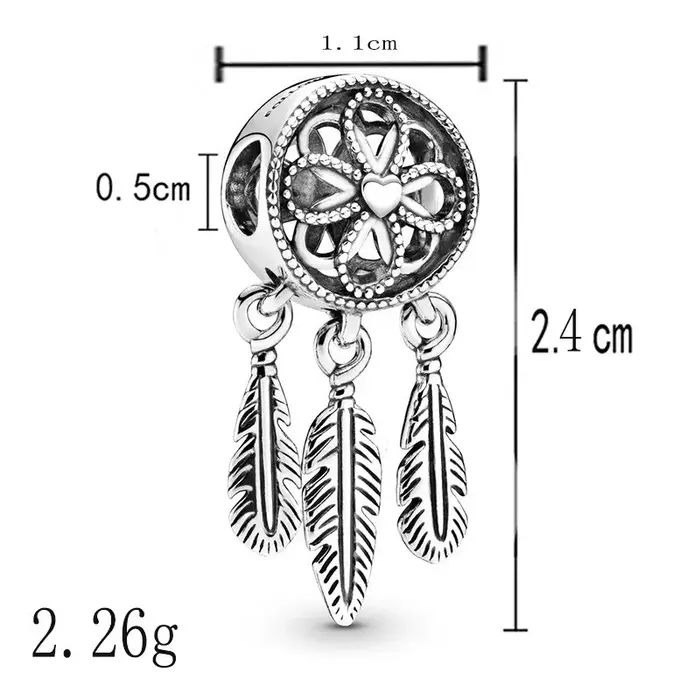 Jewoey Shion Official Store – Bracelet DIY avec pendentif attrape-rêves, bijou exquis pour femme, co
