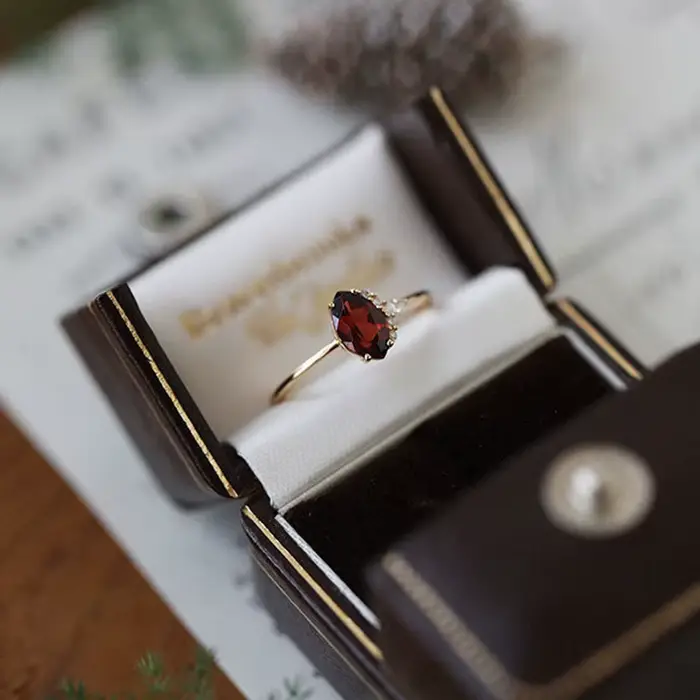 Bague réglable en argent pour femme