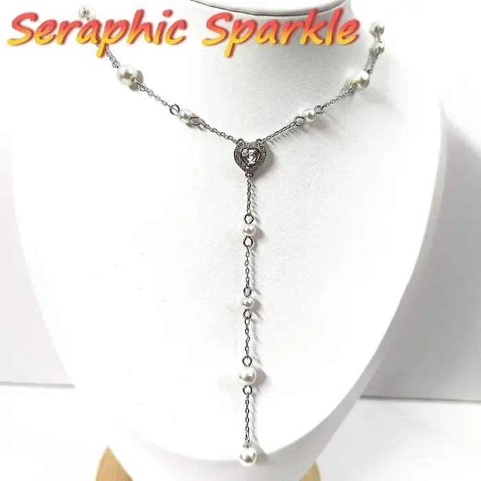 Collier tennis Ariana Grande couleur argent de la marque Good Brand