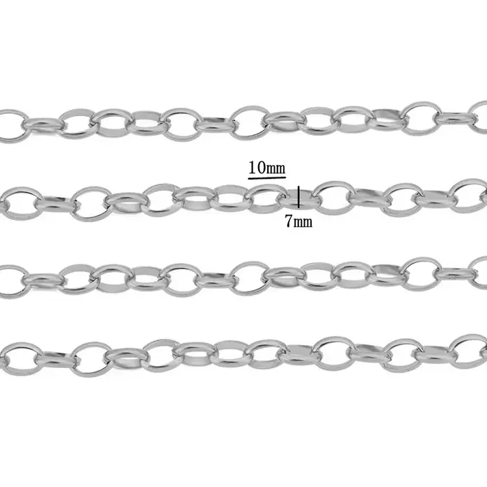 1 mètre PVD plaqué or en acier inoxydable épais grandes chaînes lourdes pour la fabrication de bijou