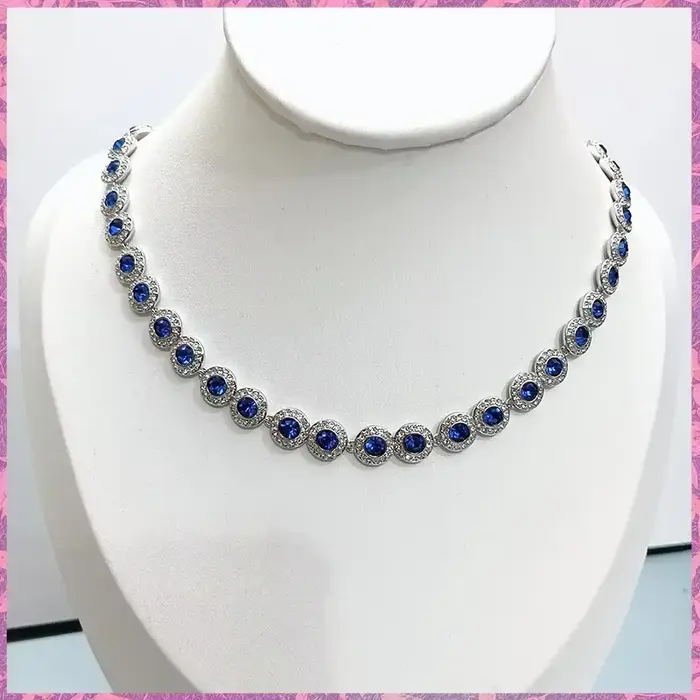 Ensemble de bijoux de luxe exquis de haute qualité UE 2026, bijoux de mariage simples et élégants