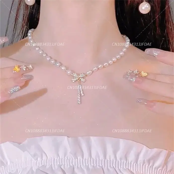 Coquette – collier de perles esthétiques