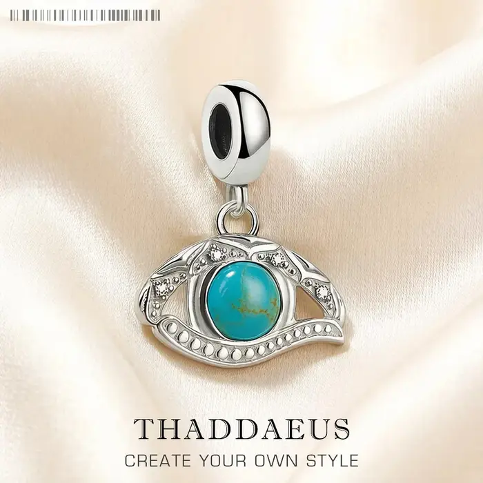 Breloque aux Yeux d'Horus en Argent Sterling 925 Amulette Vintage Protection Symbole Religieux pour Fiançailles Mariages Occasions Spéciales