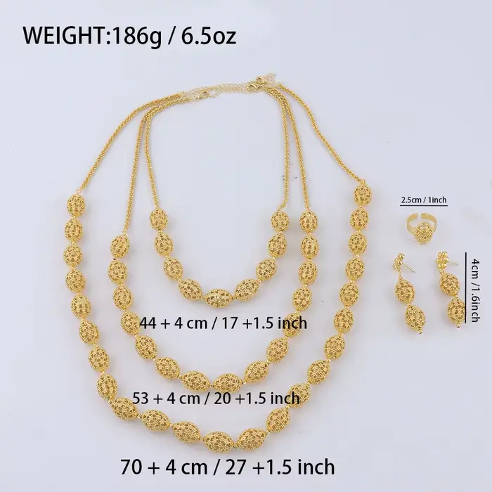 Ensemble collier et boucles d'oreilles de luxe pour femmes, cadeau de fête de mariage, bijoux élégants, accessoires pour femmes
