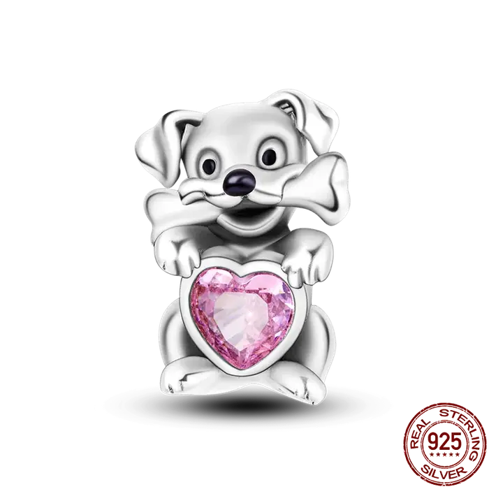 Fit pand 3mm Bracelet Original 925 en argent Sterling rose chat patte série perles tulipe fleur brel