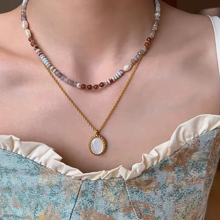 Nouveau bracelet en perles de pierre naturelle pour femmes