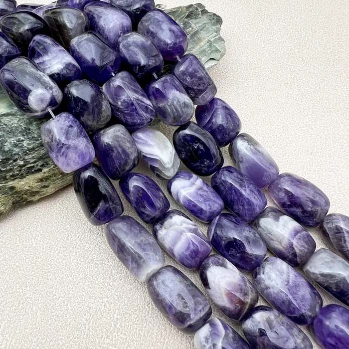 Perles naturelles violettes dentelle améthyste cristal pépite pour bijoux à bricoler occassions spéciales femme