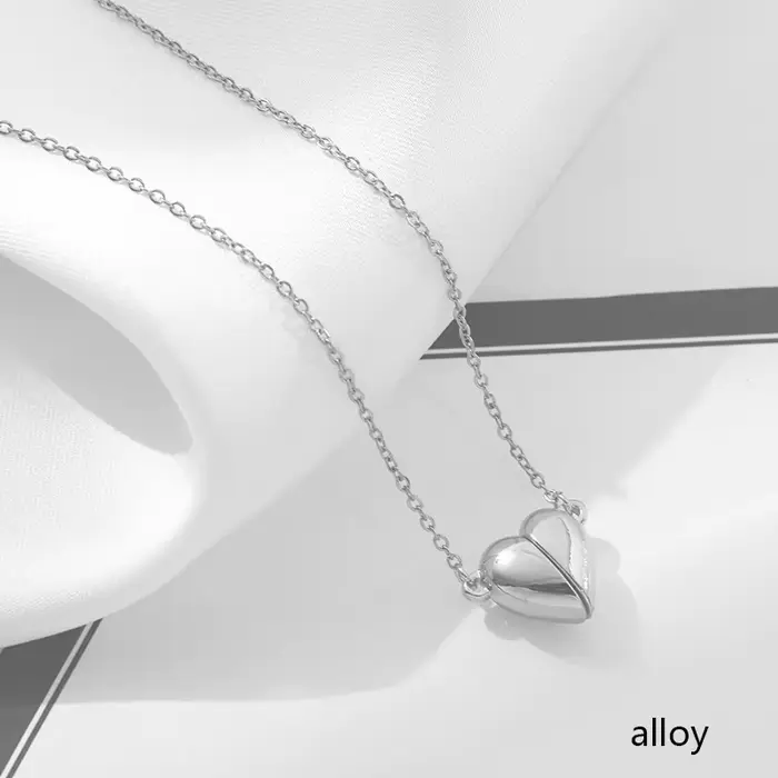 Collier magnétique classique en acier inoxydable pour femmes, chaîne à trois couches, pendentif en f