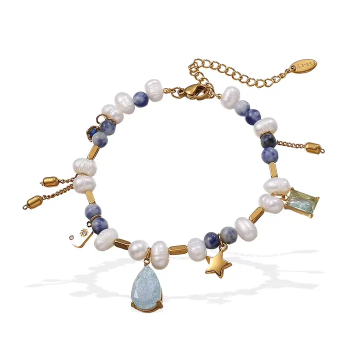 Amaiyllis lumière luxe perle naturelle cubique zircone collier pendentif exquis élégant clavicule chaîne collier bijoux