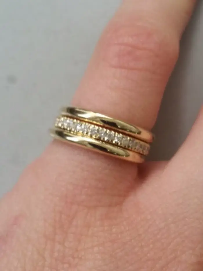 Bague avancée en argent Sterling 925 pour femmes