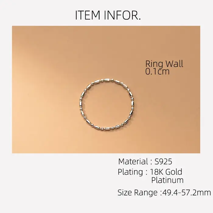 Bague en argent Sterling 925 pour femmes