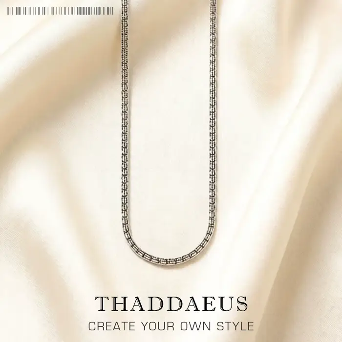 Collier chaîne Venezia, tout nouveau brin, Bijoux à la mode, Style européen, Bijoux en argent, cadea