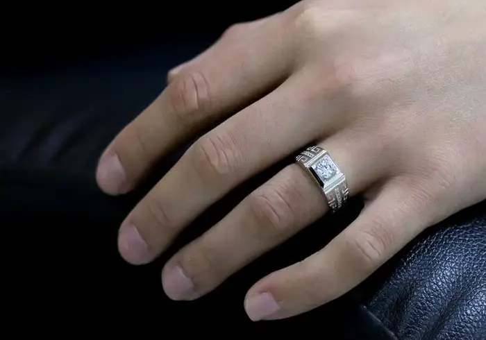 Bagues en argent Sterling 925 pour hommes