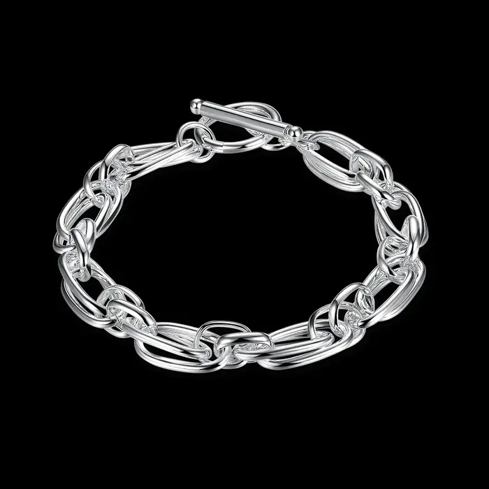 Bracelet en argent Sterling 925 pour femmes et hommes