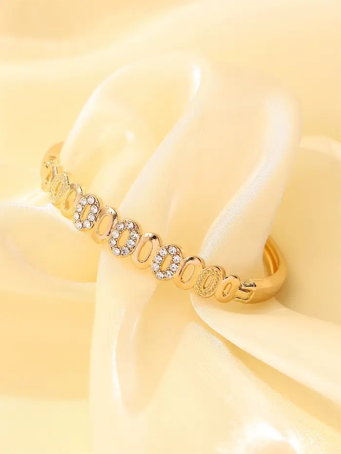 Bracelet marocain pour femmes, bijoux de mariée du moyen-orient incrustés de strass, cadeau de festi