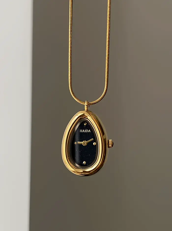Goutte d'eau bracelet type montre lumière luxe art designer montre nouvelle qualité mode en acier in