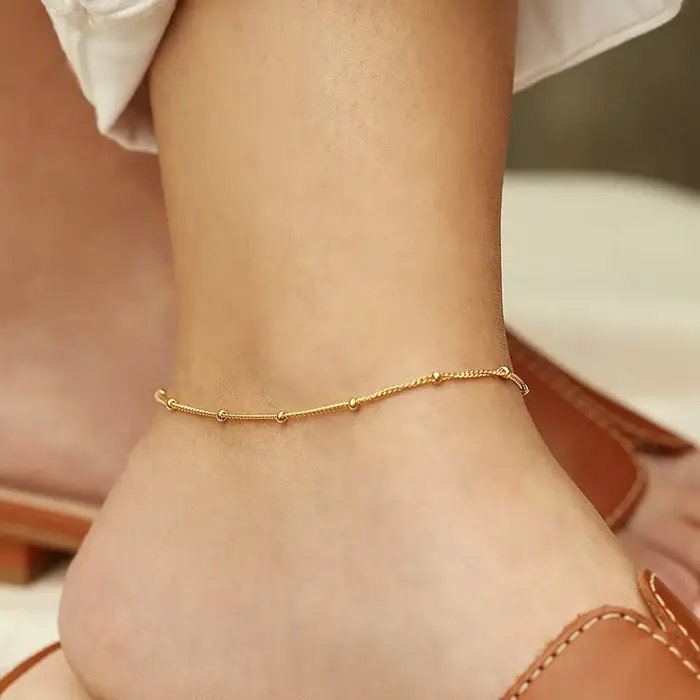 Aihua bohème bracelets de cheville pour femmes plusieurs couches yeux turcs cheville Bracelet pieds 