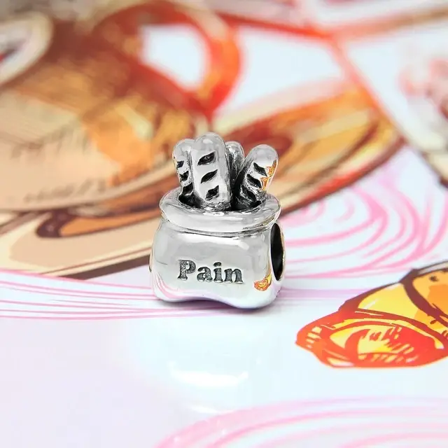 Breloques en argent 925 serties de zirconium blanc pour bijoux personnalisés et cadeaux d'anniversaire occasions spéciales