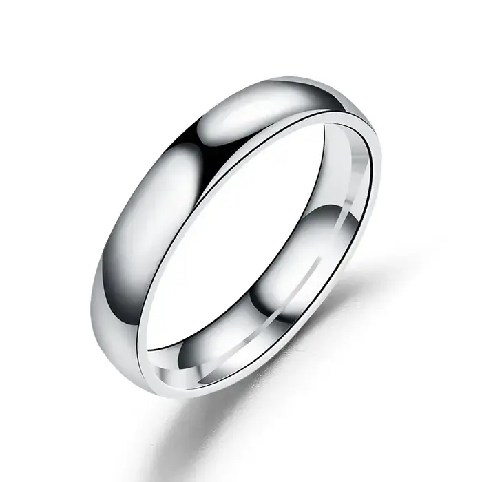 Bague en titane Simple pour femmes et hommes, 2mm 4mm 6mm, prévention des allergies, anneaux de mari