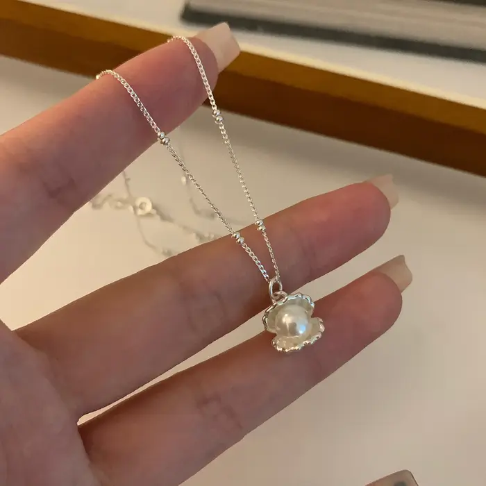 Collier de perles en argent Sterling 925