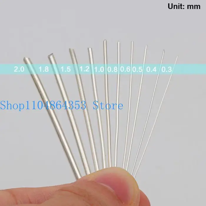 Fil d'argent 925 pour fabrication bijoux, outils et équipements de joaillerie, fil facile à façonner, pour bijoux personnalisés occasions spéciales