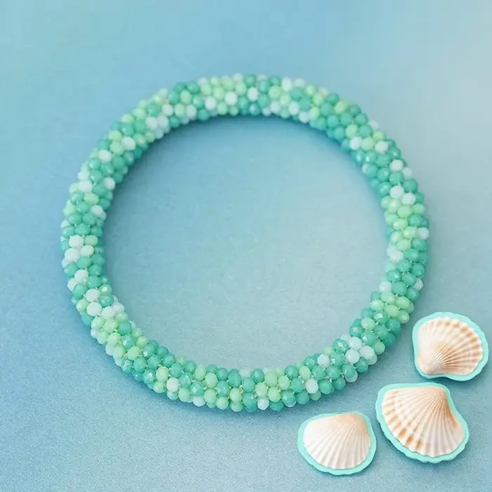 Bohème perles colorées femme Bracelet 6 couleurs petite perle de cristal doux décontracté brin Brasl