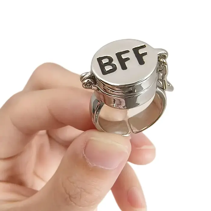 Bague BFF créative et mignonne en forme d'étoile de mer